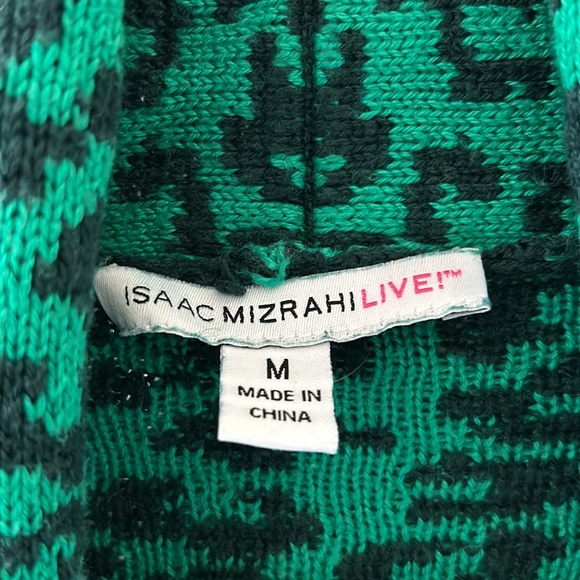 ISAAC MIZRAHI LIVE sweater cardigan size M - Picture 3 of 6